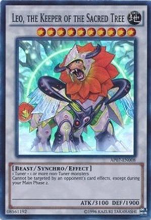 Leo, the Keeper of the Sacred Tree [AP07-EN008] Super Rare - Yu-Gi-Oh! - Card Brawlers | Quebec | Canada |