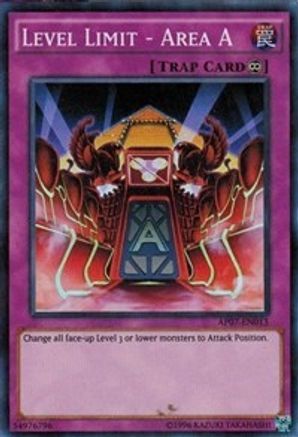 Level Limit - Area A [AP07-EN013] Super Rare - Yu-Gi-Oh! - Card Brawlers | Quebec | Canada |