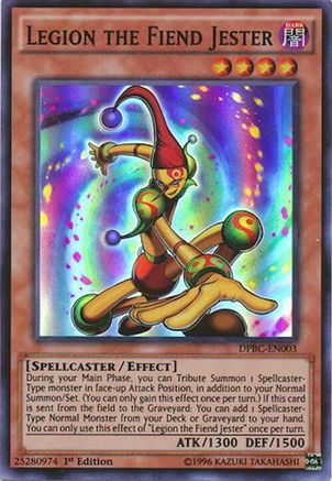 Legion the Fiend Jester [DPBC-EN003] Super Rare - Yu-Gi-Oh! - Card Brawlers | Quebec | Canada |