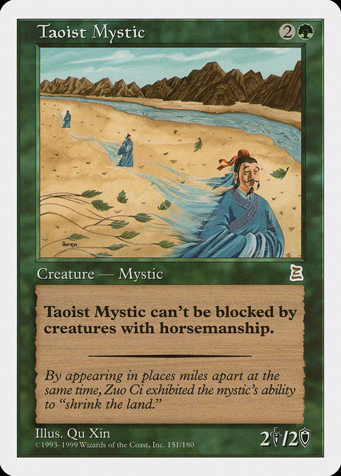 Taoist Mystic [Portal Three Kingdoms] - Magic: The Gathering - Card Brawlers | Quebec | Canada |