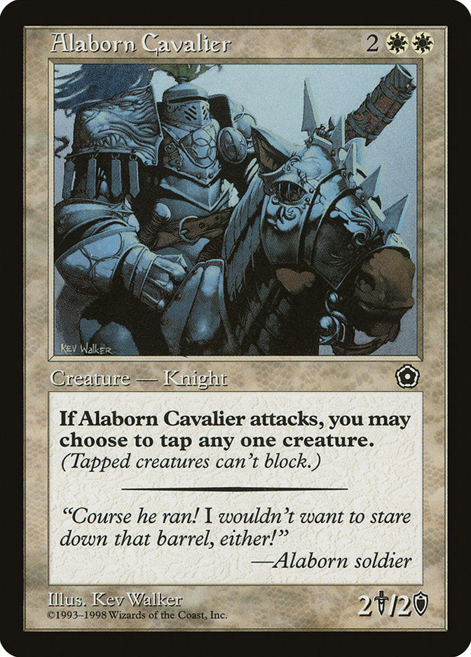 Alaborn Cavalier [Portal Second Age] - Magic: The Gathering - Card Brawlers | Quebec | Canada |