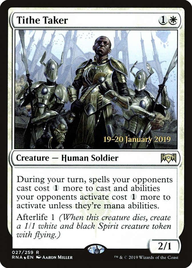 Tithe Taker [Ravnica Allegiance Prerelease Promos] - Magic: The Gathering - Card Brawlers | Quebec | Canada |