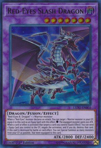 Red-Eyes Slash Dragon [LEDU-EN003] Ultra Rare - Yu-Gi-Oh! - Card Brawlers | Quebec | Canada |