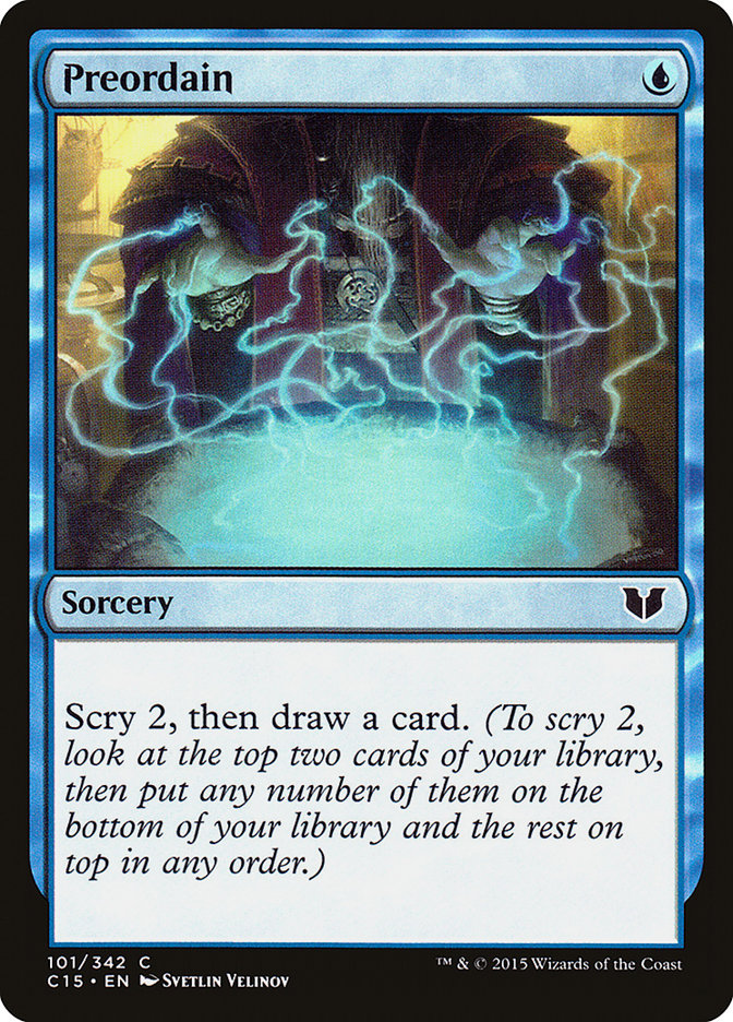 Preordain [Commander 2015] - Magic: The Gathering - Card Brawlers | Quebec | Canada |