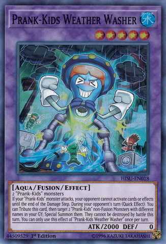 Prank-Kids Weather Washer [HISU-EN018] Super Rare - Yu-Gi-Oh! - Card Brawlers | Quebec | Canada |