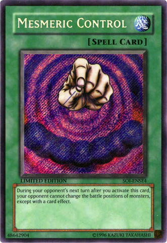 Mesmeric Control [SOI-ENSE4] Secret Rare - Yu-Gi-Oh! - Card Brawlers | Quebec | Canada |