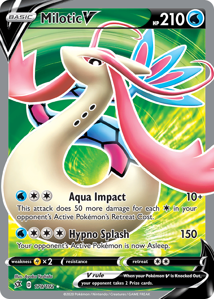 Milotic V (179/192) [Sword & Shield: Rebel Clash] - Pokémon - Card Brawlers | Quebec | Canada |