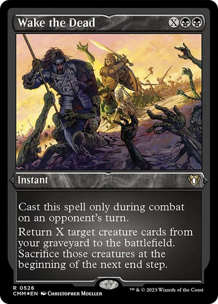 Wake the Dead (Foil Etched) [Commander Masters] - Magic: The Gathering - Card Brawlers | Quebec | Canada |