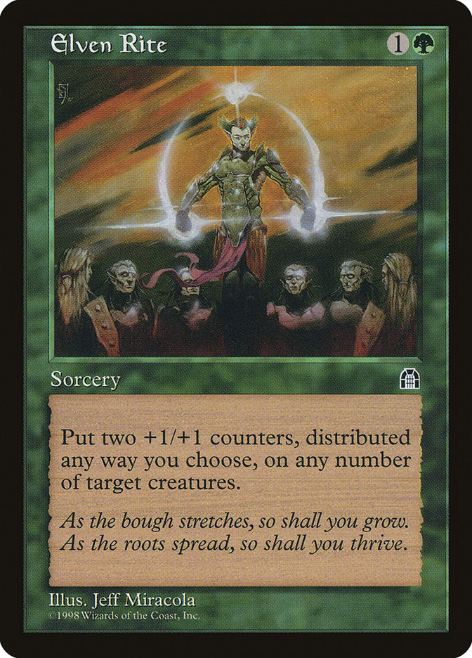 Elven Rite [Stronghold] - Magic: The Gathering - Card Brawlers | Quebec | Canada |