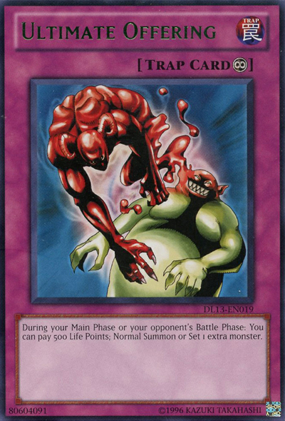 Ultimate Offering (Green) [DL13-EN019] Rare - Yu-Gi-Oh! - Card Brawlers | Quebec | Canada |