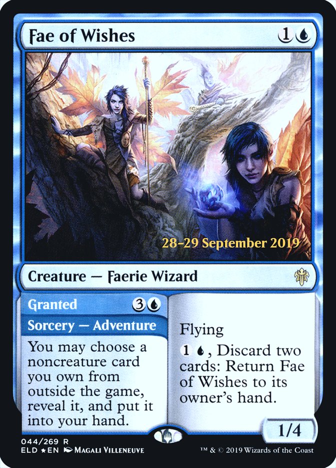 Fae of Wishes // Granted [Throne of Eldraine Prerelease Promos] - Magic: The Gathering - Card Brawlers | Quebec | Canada |