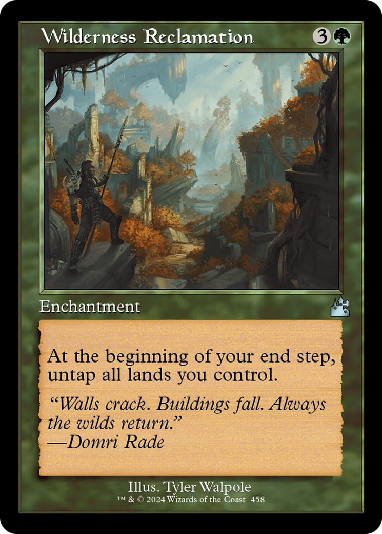 Wilderness Reclamation (Retro Frame) [Ravnica Remastered] - Magic: The Gathering - Card Brawlers | Quebec | Canada |