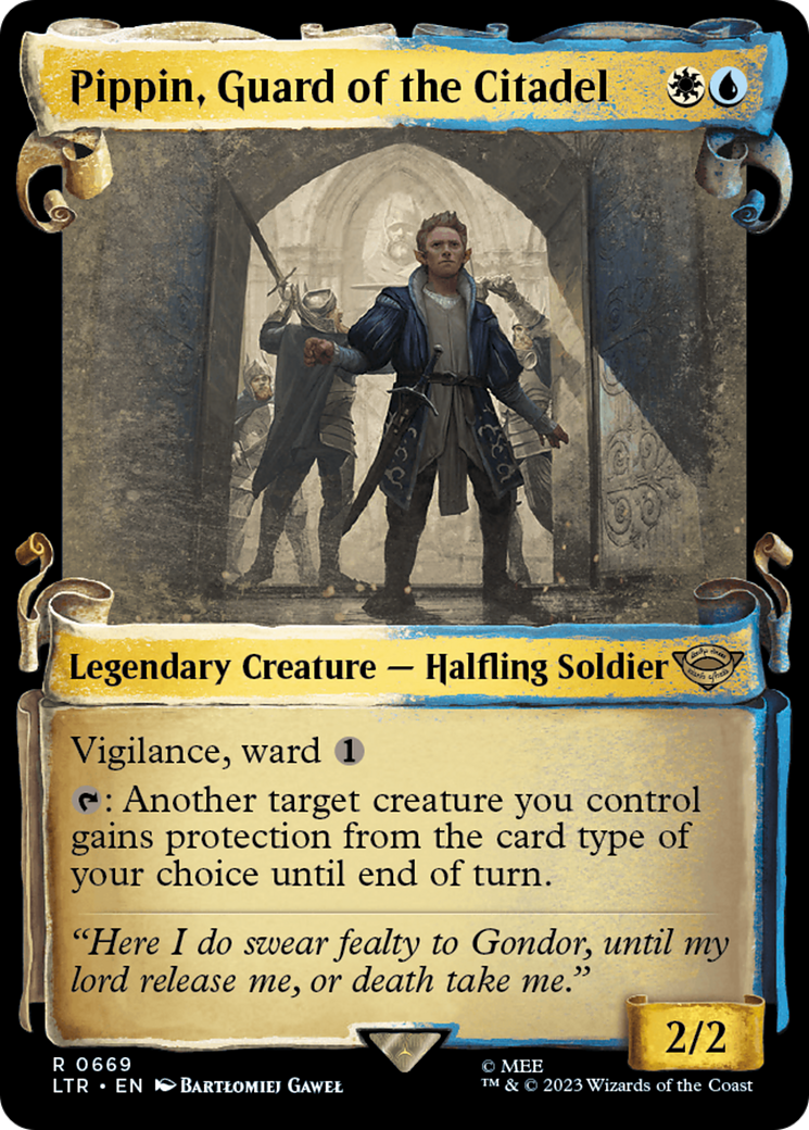 Pippin, Guard of the Citadel [The Lord of the Rings: Tales of Middle-Earth Showcase Scrolls] - Magic: The Gathering - Card Brawlers | Quebec | Canada |