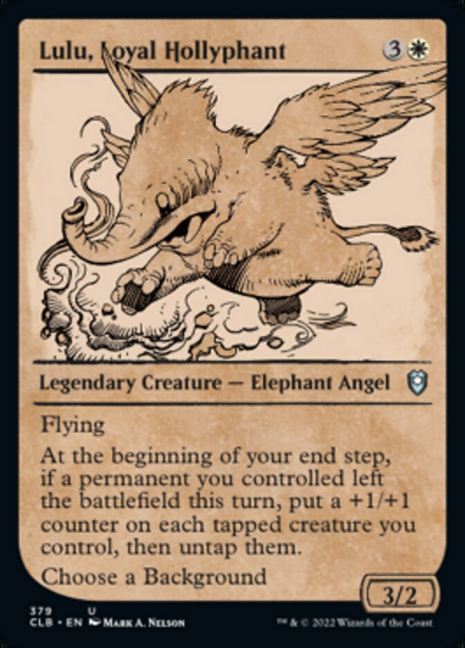 Lulu, Loyal Hollyphant (Showcase) [Commander Legends: Battle for Baldur's Gate] - Magic: The Gathering - Card Brawlers | Quebec | Canada |