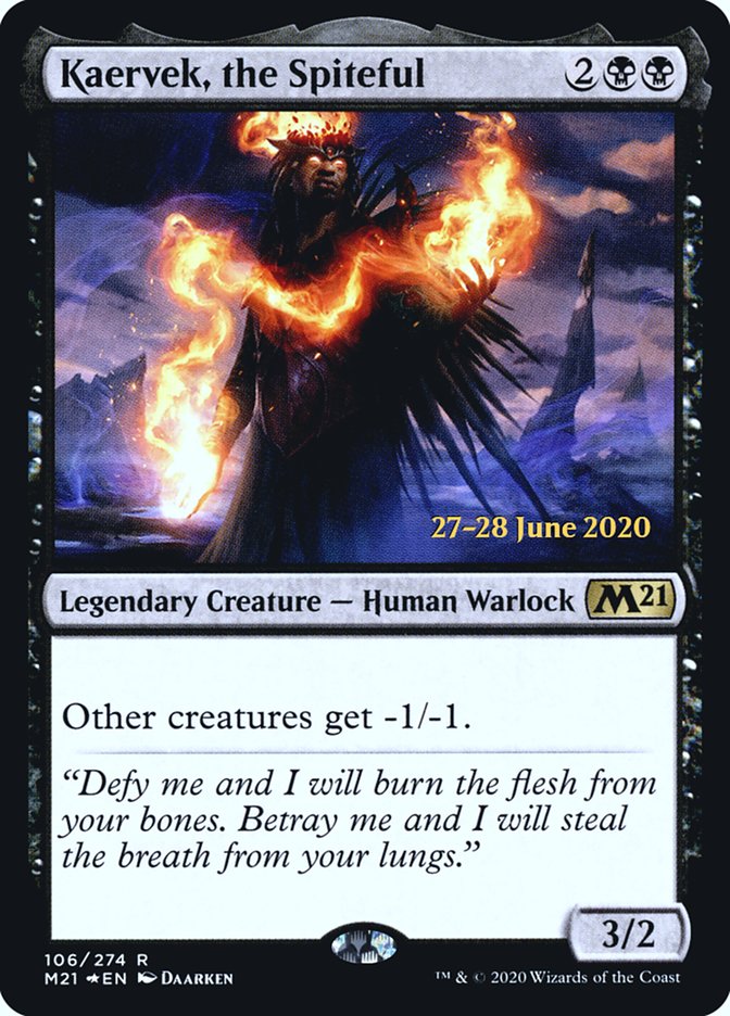 Kaervek, the Spiteful [Core Set 2021 Prerelease Promos] - Magic: The Gathering - Card Brawlers | Quebec | Canada |