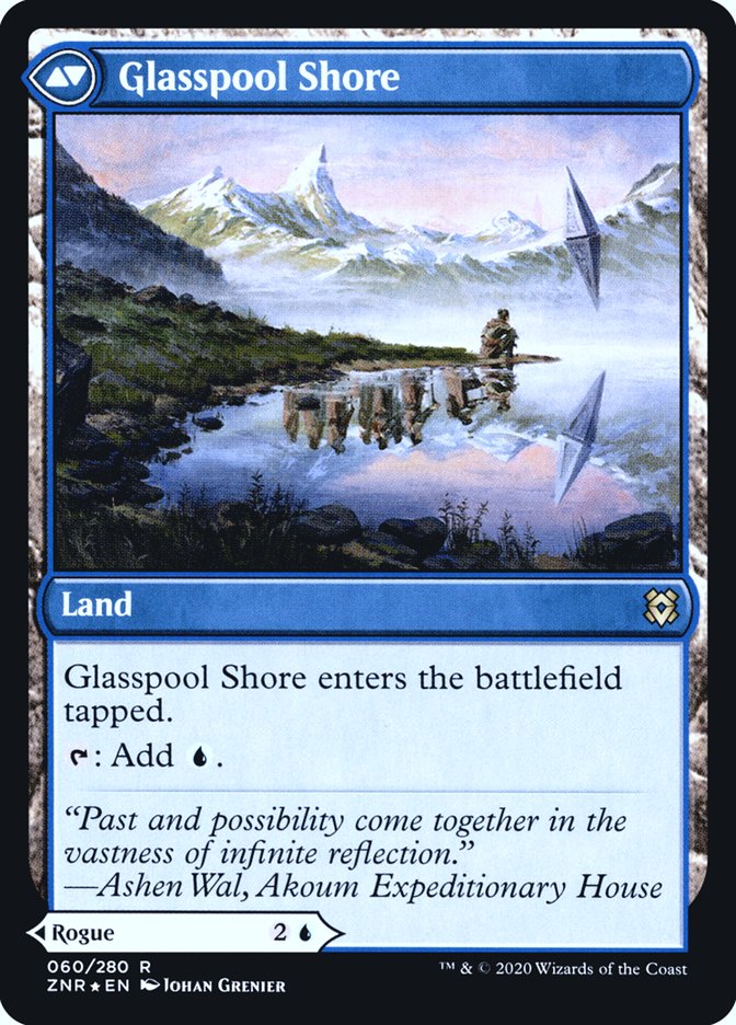 Glasspool Mimic // Glasspool Shore [Zendikar Rising Prerelease Promos] - Magic: The Gathering - Card Brawlers | Quebec | Canada |