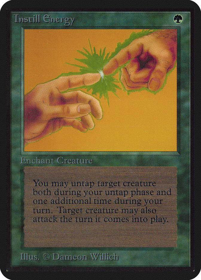 Instill Energy [Alpha Edition] - Magic: The Gathering - Card Brawlers | Quebec | Canada |