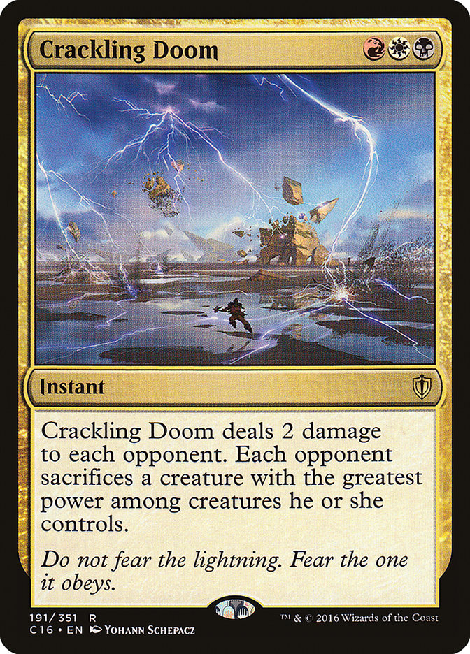 Crackling Doom [Commander 2016] - Magic: The Gathering - Card Brawlers | Quebec | Canada |
