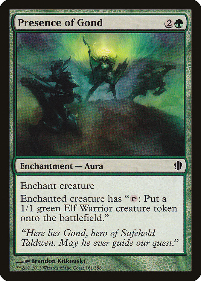 Presence of Gond [Commander 2013] - Magic: The Gathering - Card Brawlers | Quebec | Canada |