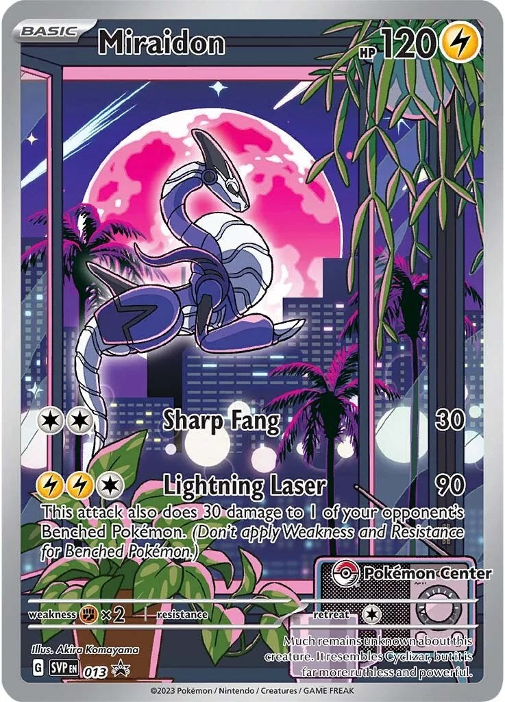 Miraidon (013) (Pokemon Center Exclusive) [Scarlet & Violet: Black Star Promos] - Pokémon - Card Brawlers | Quebec | Canada |