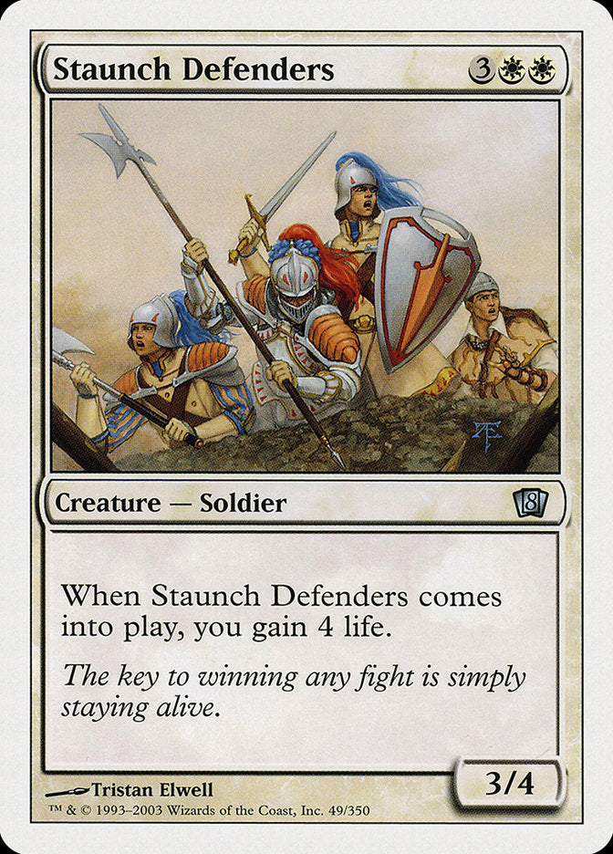 Staunch Defenders [Eighth Edition] - Magic: The Gathering - Card Brawlers | Quebec | Canada |