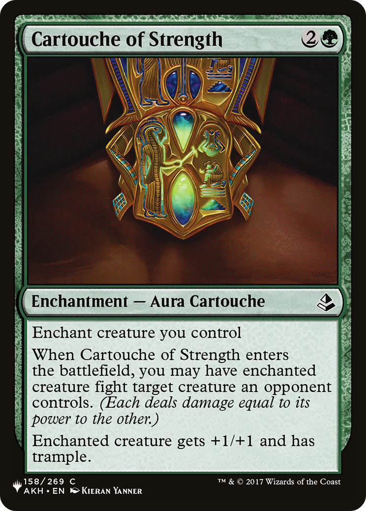 Cartouche of Strength [The List] - Magic: The Gathering - Card Brawlers | Quebec | Canada |