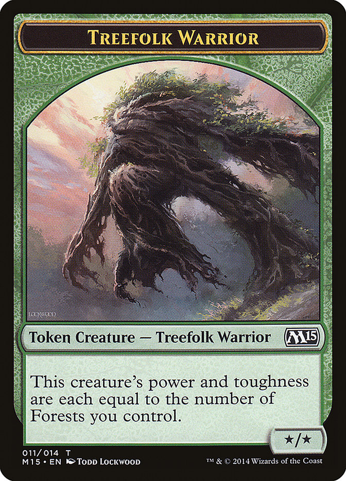 Treefolk Warrior Token [Magic 2015 Tokens] - Magic: The Gathering - Card Brawlers | Quebec | Canada |