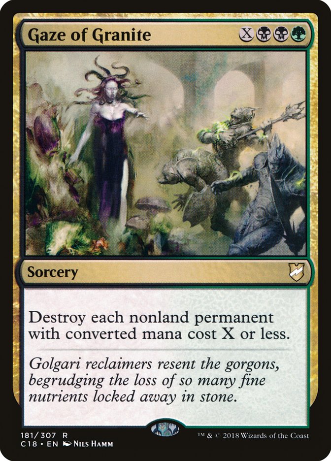 Gaze of Granite [Commander 2018] - Magic: The Gathering - Card Brawlers | Quebec | Canada |