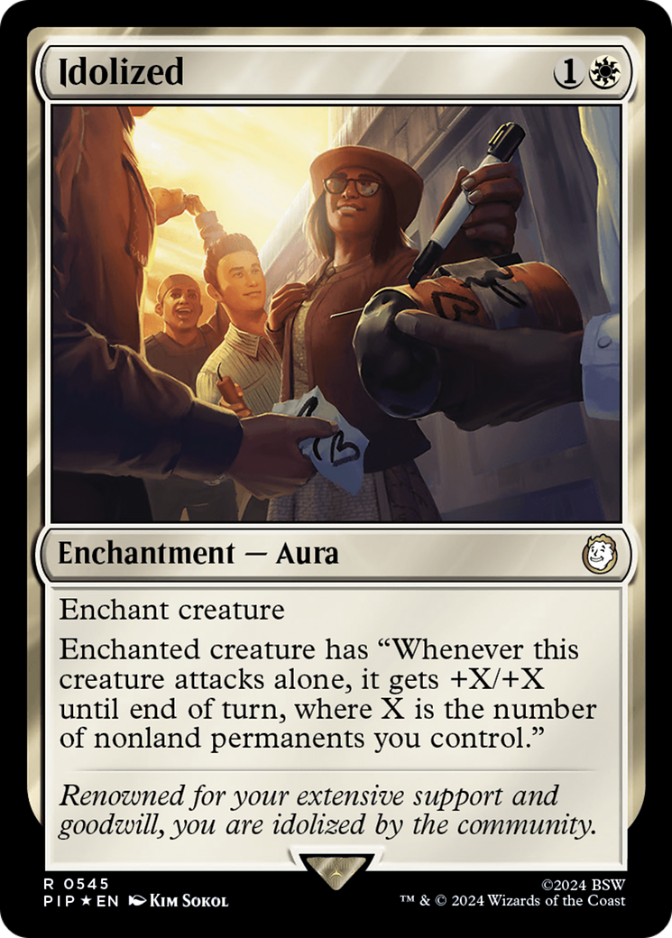 Idolized (Surge Foil) [Fallout] - Magic: The Gathering - Card Brawlers | Quebec | Canada |