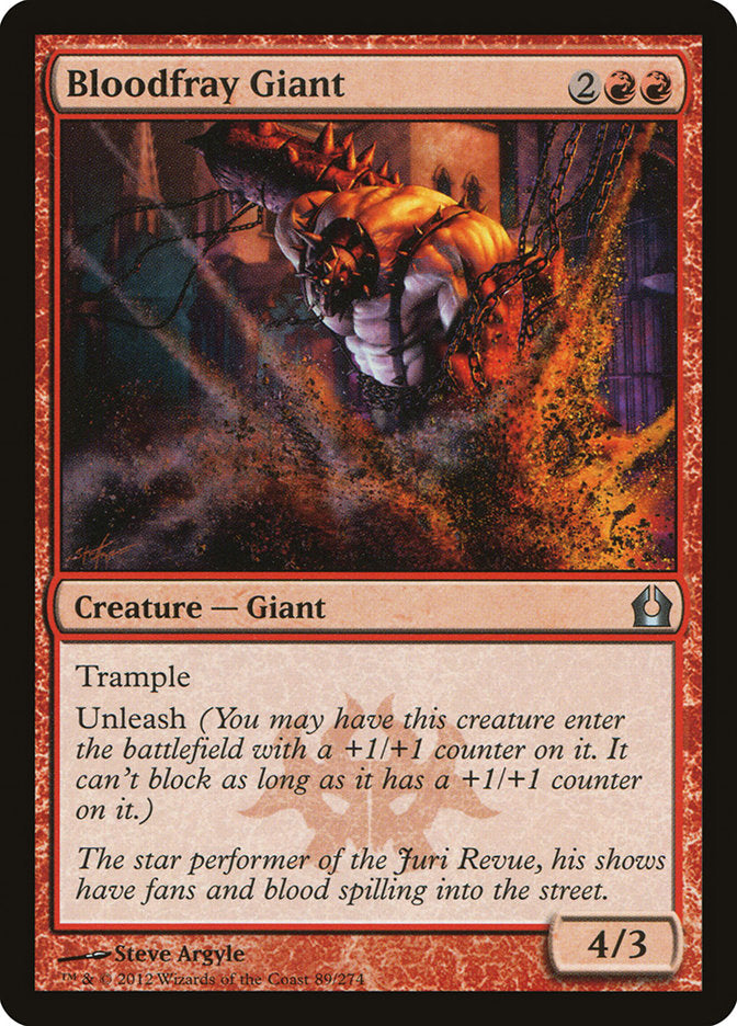 Bloodfray Giant [Return to Ravnica] - Magic: The Gathering - Card Brawlers | Quebec | Canada |