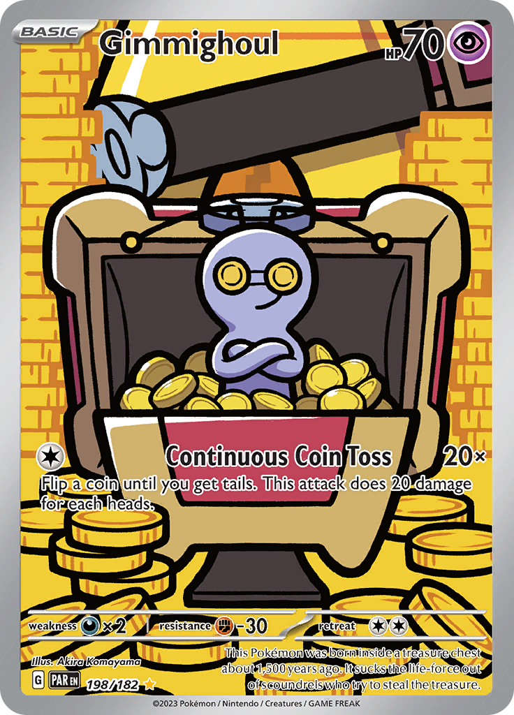 Gimmighoul (198/182) [Scarlet & Violet: Paradox Rift] - Pokémon - Card Brawlers | Quebec | Canada |