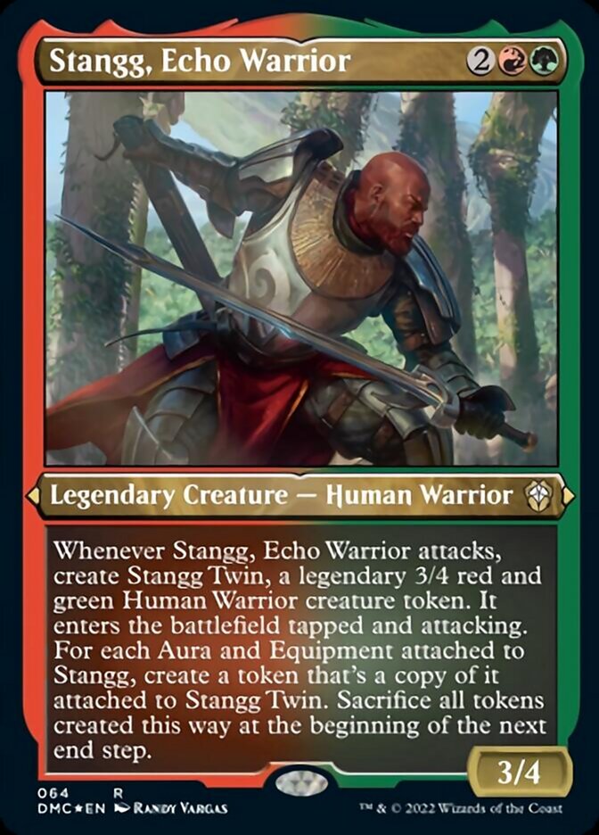 Stangg, Echo Warrior (Foil Etched) [Dominaria United Commander] - Magic: The Gathering - Card Brawlers | Quebec | Canada |
