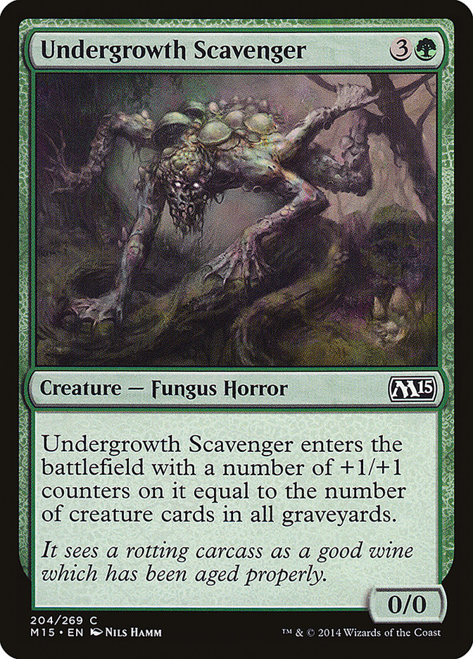 Undergrowth Scavenger [Magic 2015] - Magic: The Gathering - Card Brawlers | Quebec | Canada |