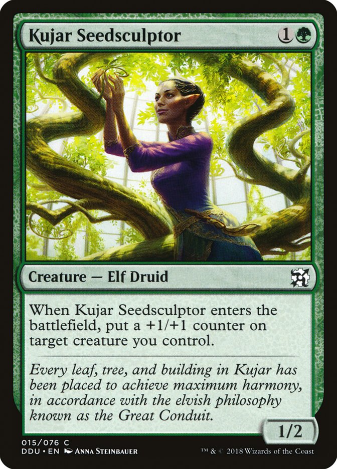 Kujar Seedsculptor [Duel Decks: Elves vs. Inventors] - Magic: The Gathering - Card Brawlers | Quebec | Canada |