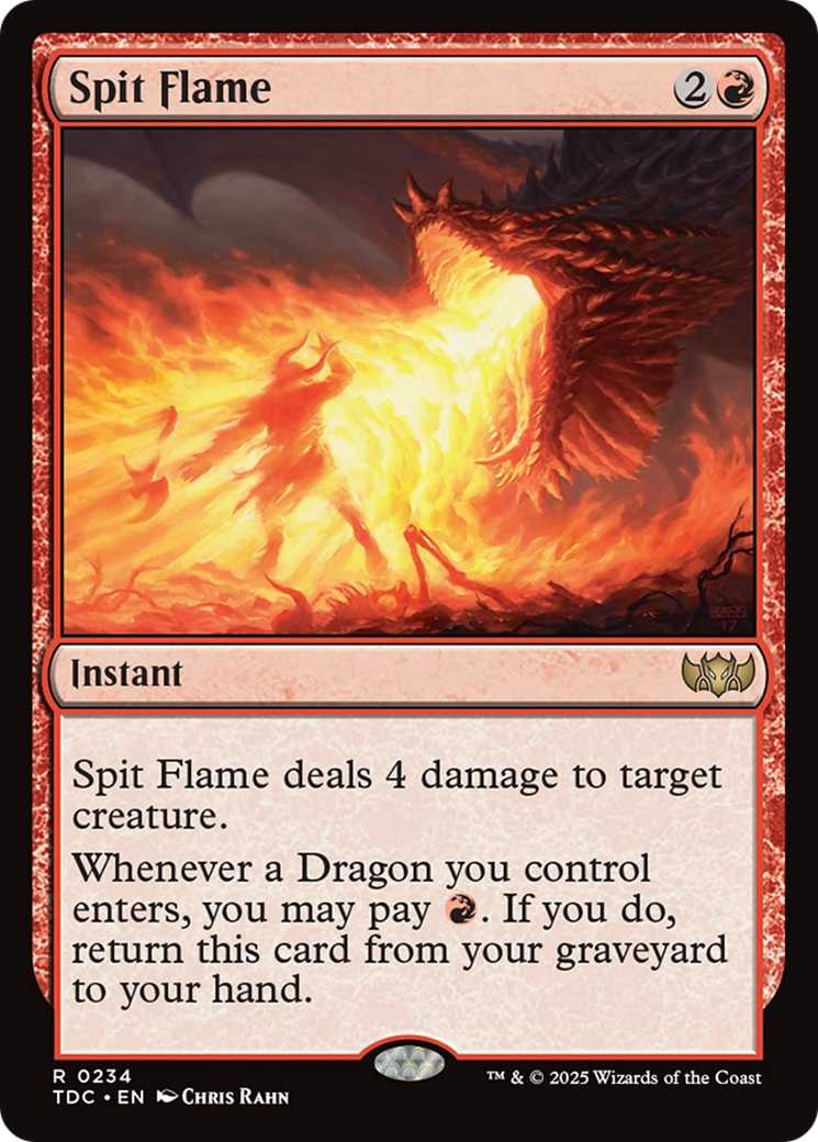 Spit Flame [Tarkir: Dragonstorm Commander] - Magic: The Gathering - Card Brawlers | Quebec | Canada |