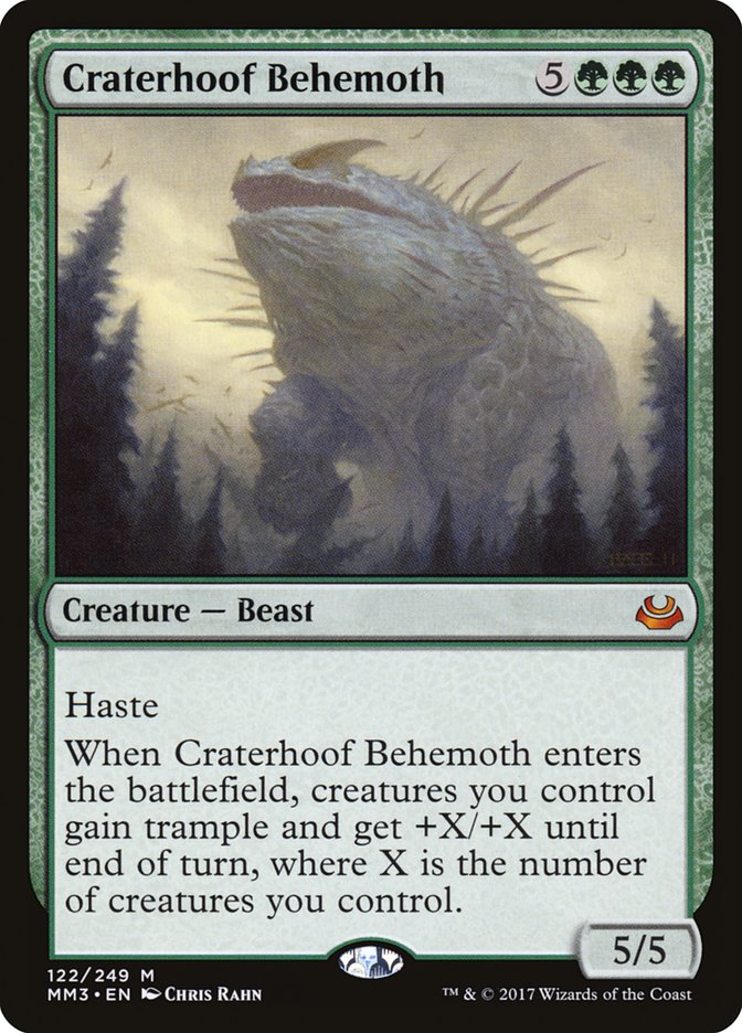 Craterhoof Behemoth [Modern Masters 2017] - Magic: The Gathering - Card Brawlers | Quebec | Canada |