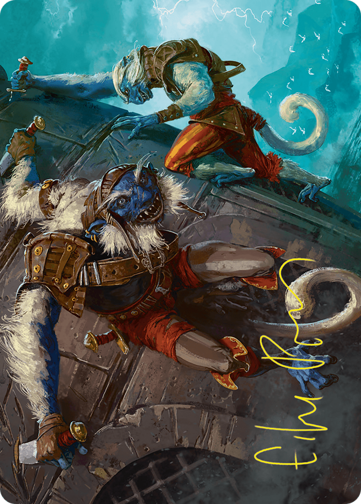 Goblin Boarders Art Card (11/54) (Gold-Stamped Signature) [Foundations Art Series] - Magic: The Gathering - Card Brawlers | Quebec | Canada |