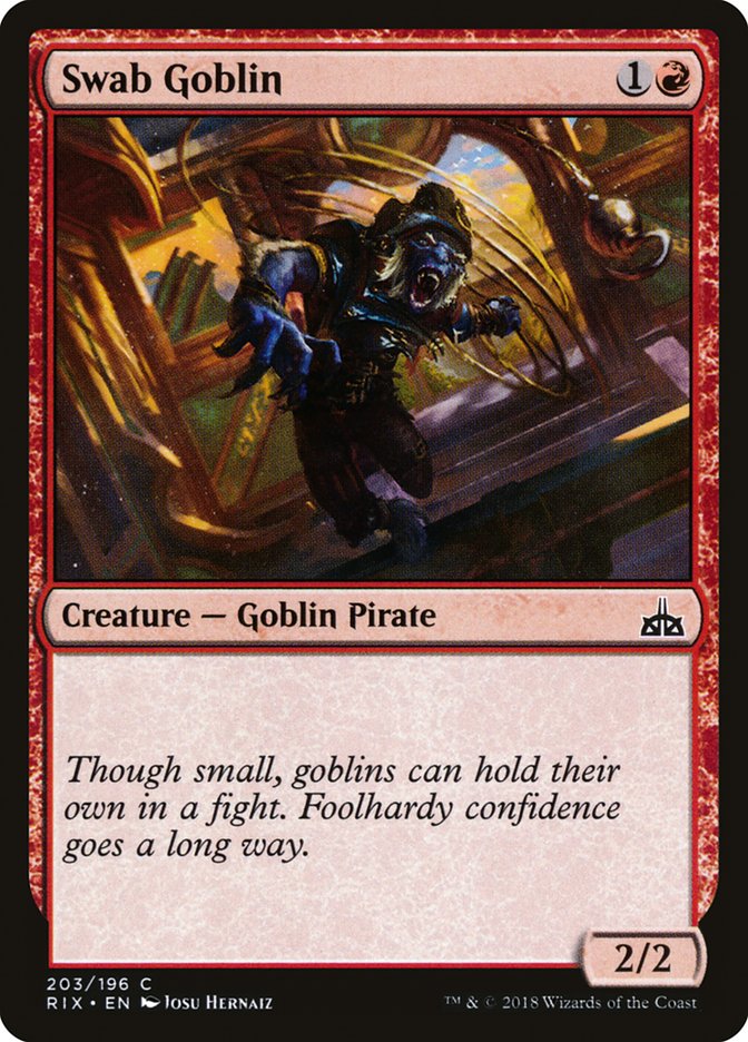 Swab Goblin [Rivals of Ixalan] - Magic: The Gathering - Card Brawlers | Quebec | Canada |