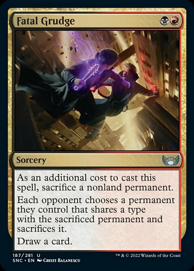 Fatal Grudge [Streets of New Capenna] - Magic: The Gathering - Card Brawlers | Quebec | Canada |