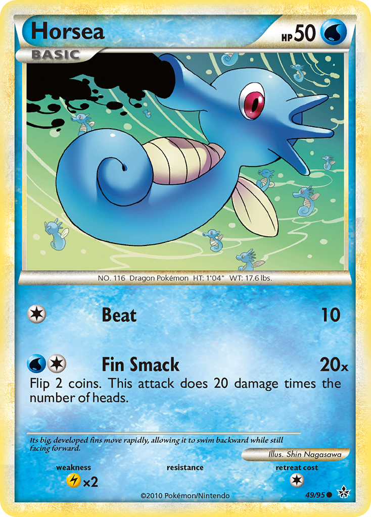 Horsea (49/95) [HeartGold & SoulSilver: Unleashed] - Pokémon - Card Brawlers | Quebec | Canada |