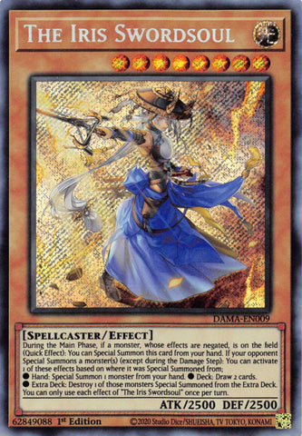The Iris Swordsoul [DAMA-EN009] Secret Rare - Yu-Gi-Oh! - Card Brawlers | Quebec | Canada |