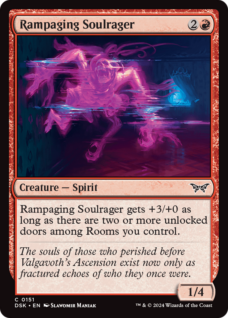 Rampaging Soulrager [Duskmourn: House of Horror] - Magic: The Gathering - Card Brawlers | Quebec | Canada |