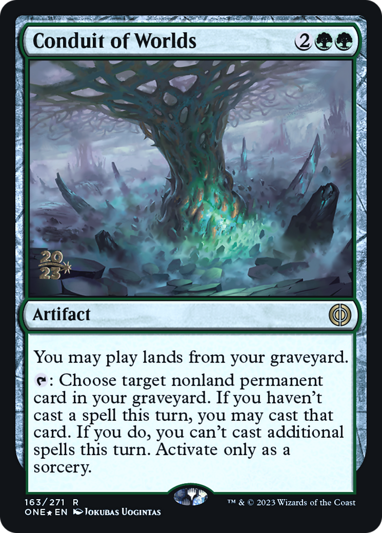 Conduit of Worlds [Phyrexia: All Will Be One Prerelease Promos] - Magic: The Gathering - Card Brawlers | Quebec | Canada |