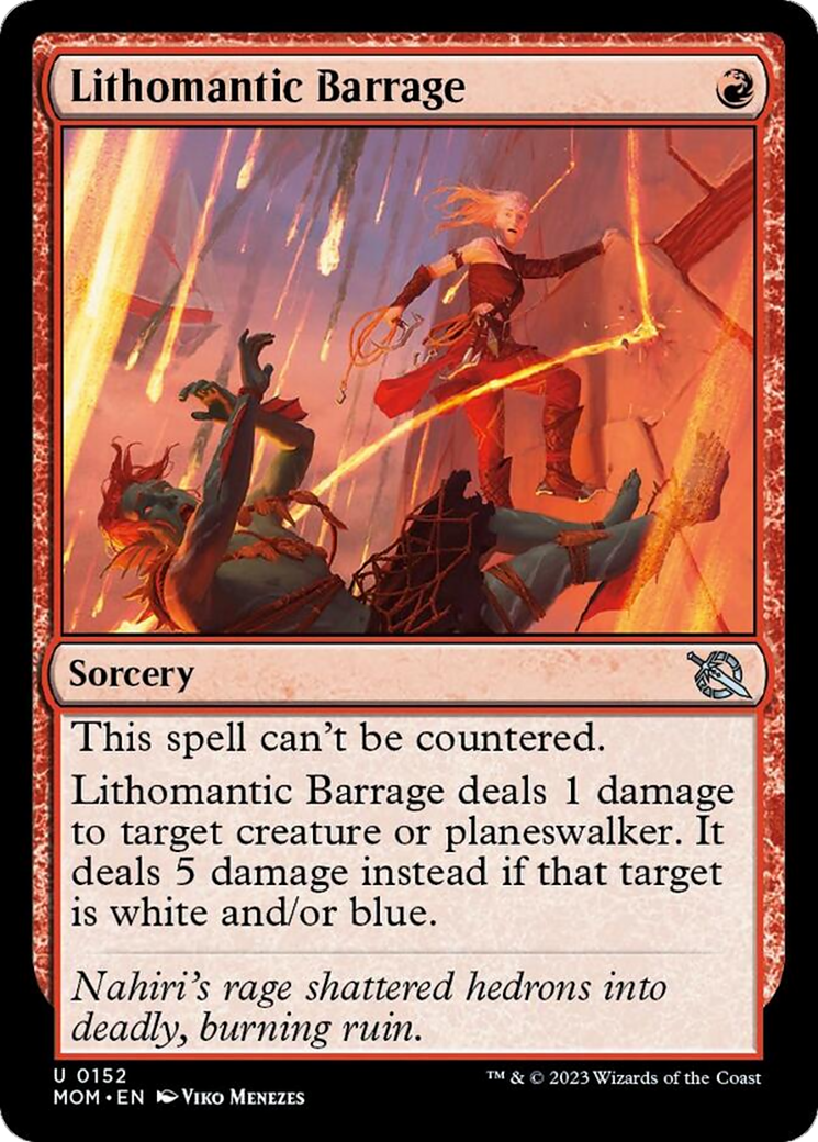 Lithomantic Barrage [March of the Machine] - Magic: The Gathering - Card Brawlers | Quebec | Canada |