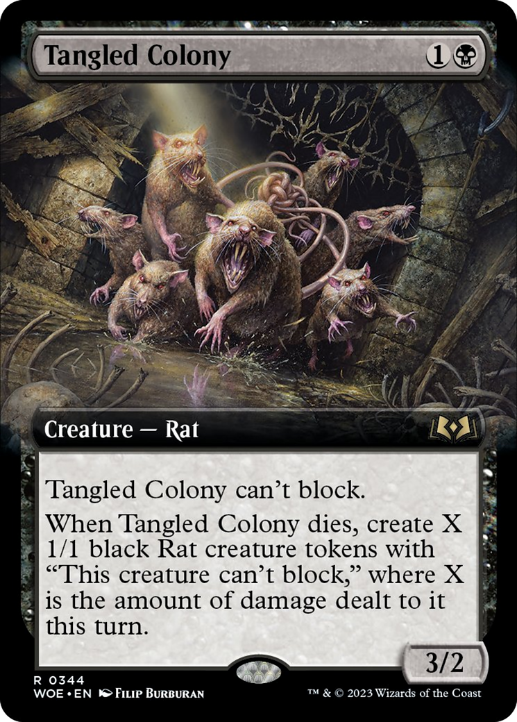 Tangled Colony (Extended Art) [Wilds of Eldraine] - Magic: The Gathering - Card Brawlers | Quebec | Canada |
