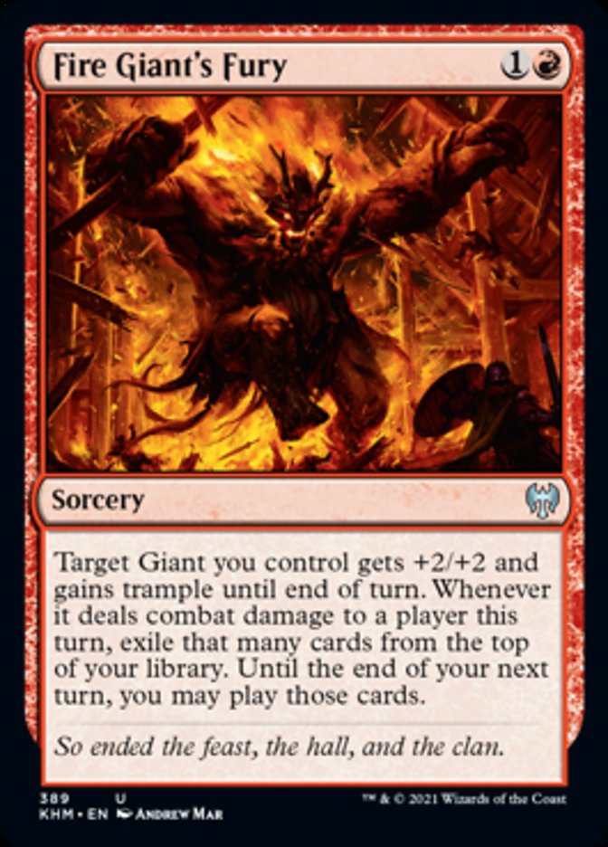 Fire Giant's Fury [Kaldheim] - Magic: The Gathering - Card Brawlers | Quebec | Canada |