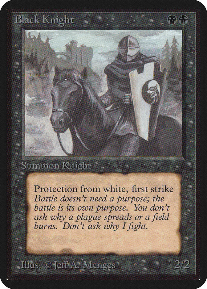 Black Knight [Alpha Edition] - Magic: The Gathering - Card Brawlers | Quebec | Canada |