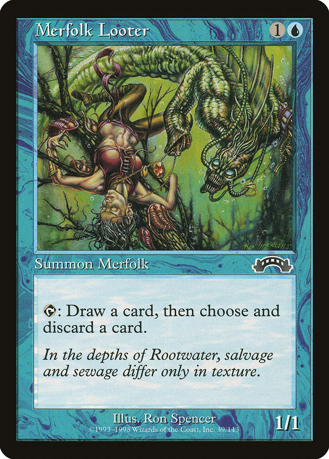 Merfolk Looter [Exodus] - Magic: The Gathering - Card Brawlers | Quebec | Canada |
