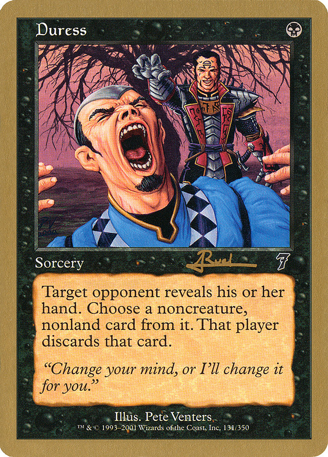 Duress (Antoine Ruel) [World Championship Decks 2001] - Magic: The Gathering - Card Brawlers | Quebec | Canada |