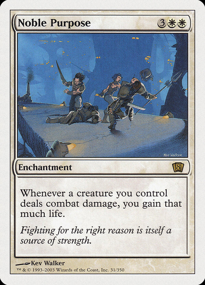 Noble Purpose [Eighth Edition] - Magic: The Gathering - Card Brawlers | Quebec | Canada |